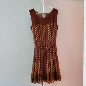 Modcloth/Freeway Polka Dot Dress - Large